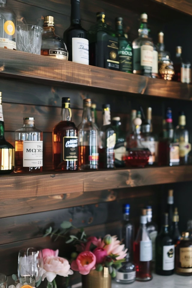 5 Tips for Installing Home Bar Floating Shelves