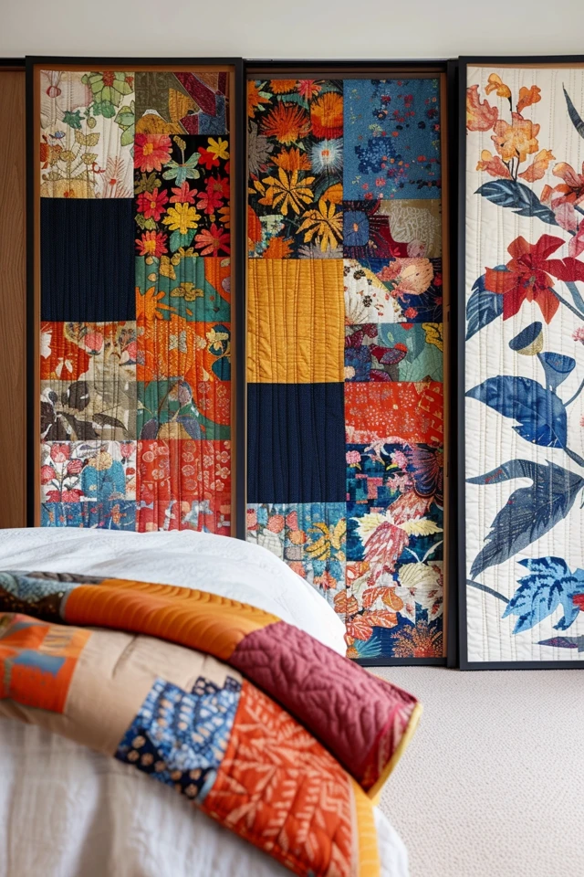 5 Tips for Creating a Quilt Design Wall on Closet Doors