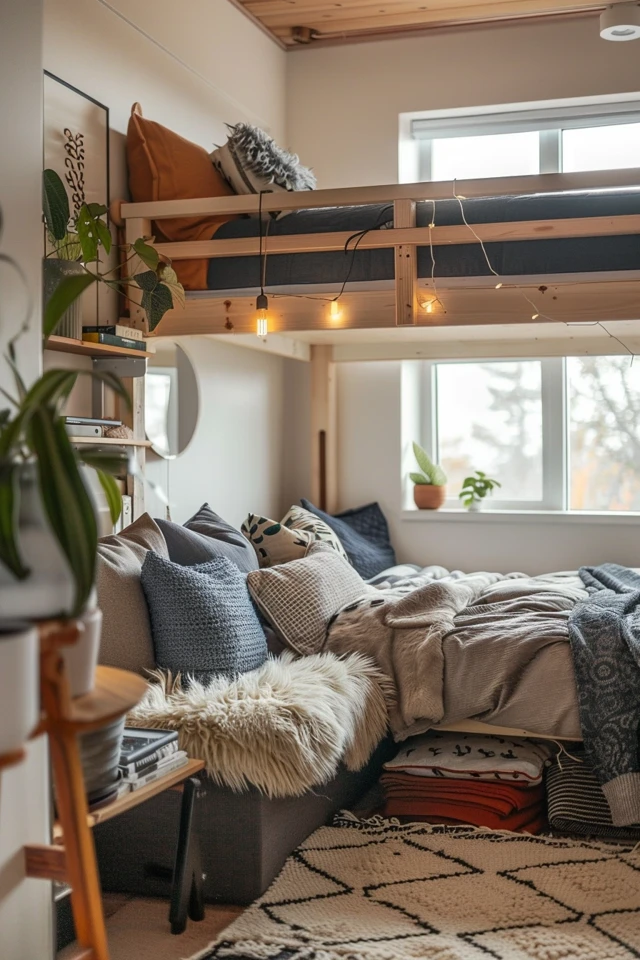 Elevate Your Space with Dorm Lofted Bed Ideas