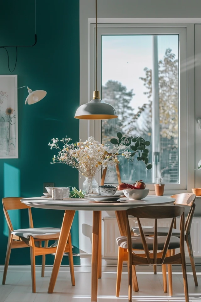 Dual-Tone Dining Room Color Inspirations